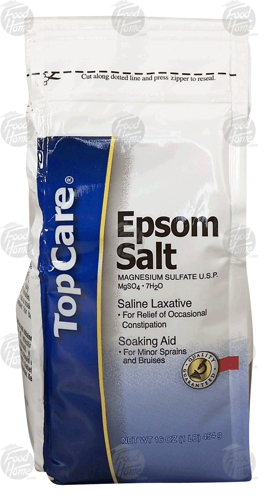 Top Care  epsom salt, magnesium sulfate usp, soaking aid for minor sprains and bruises Full-Size Picture